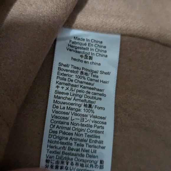 NWT Wallace & Barnes chore blazer in Italian camel hair - size 40S - Picture 15 of 16